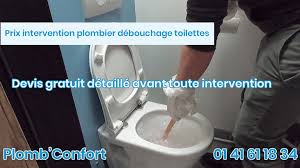 plombier debouchage toilette prix
