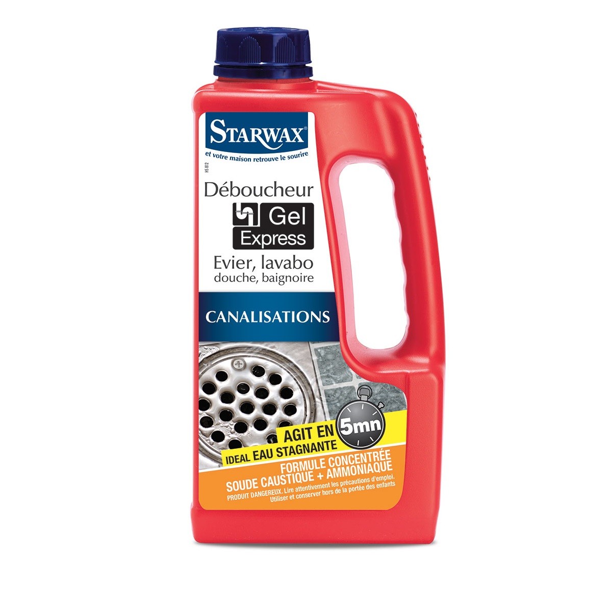 déboucher évier soude caustique