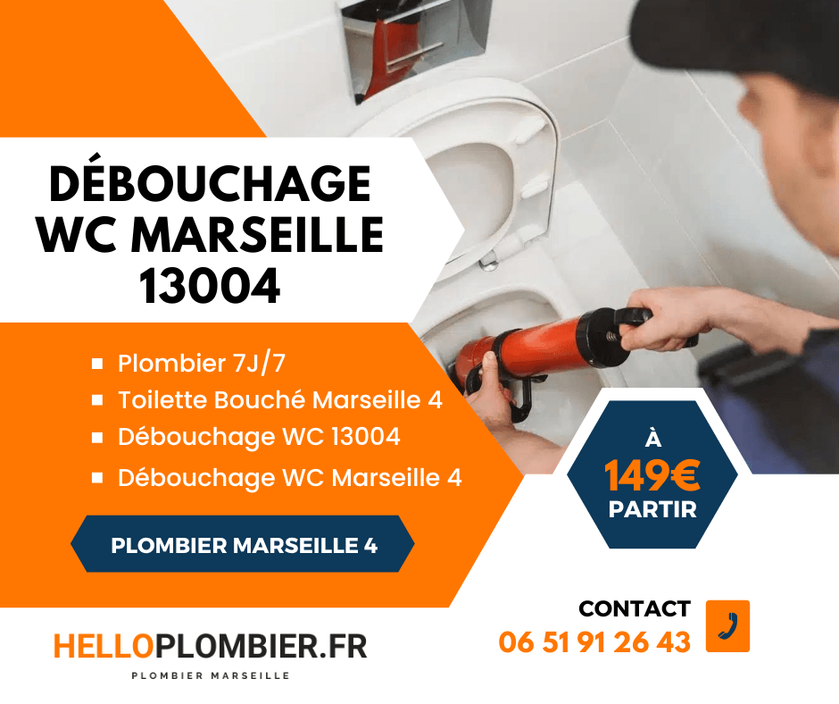 plombier wc bouché prix