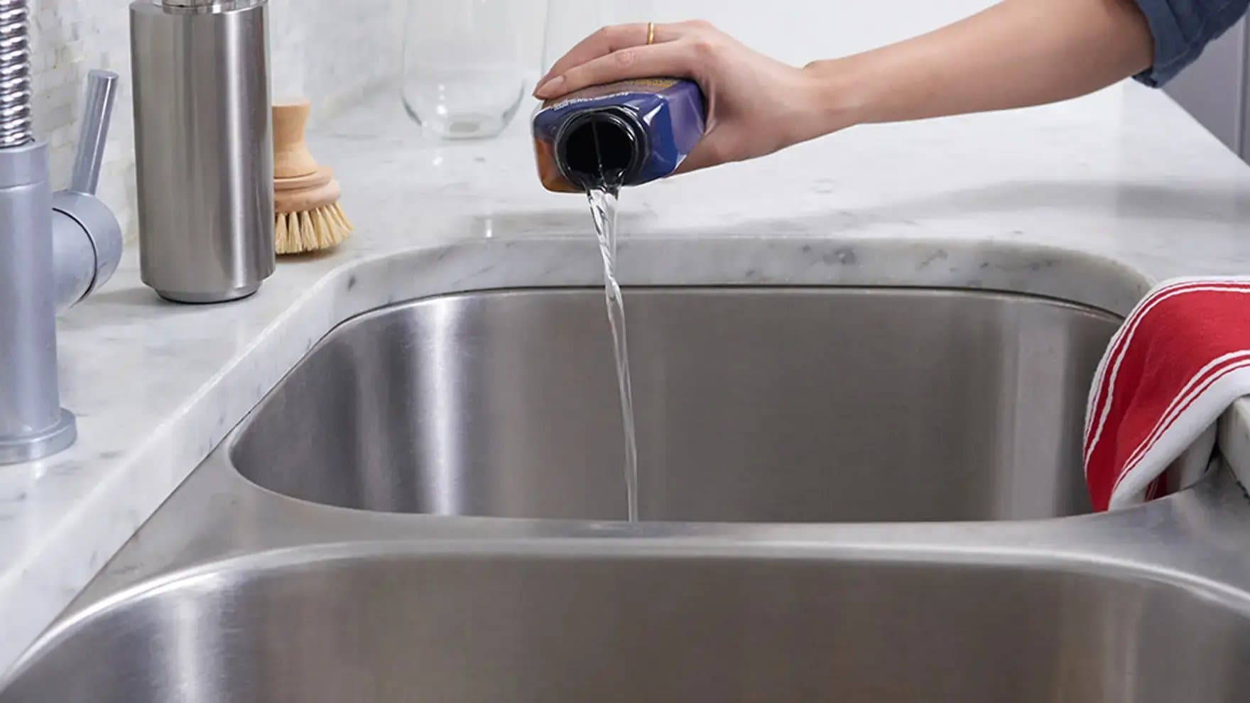 deboucher evier double