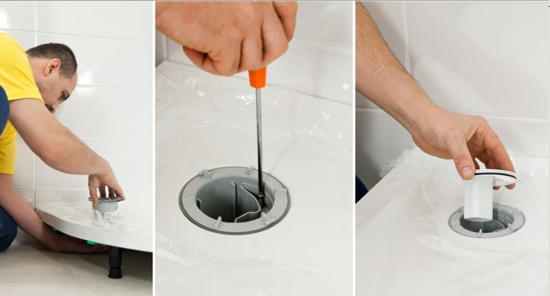 déboucher la douche