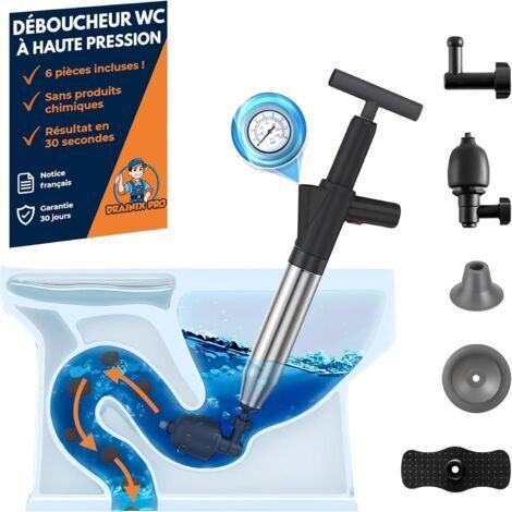 deboucher conduite wc