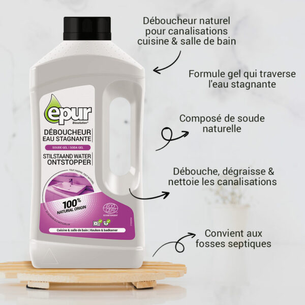 déboucher wc eau stagnante